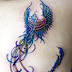 Phoenix Bird Tail Tattoo