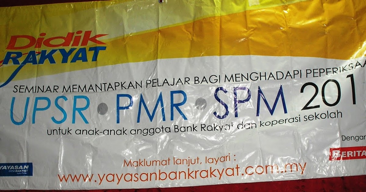 Pusat Sumber SKHHD: KLINIK UPSR 2011 ANJURAN YAYASAN BANK ...