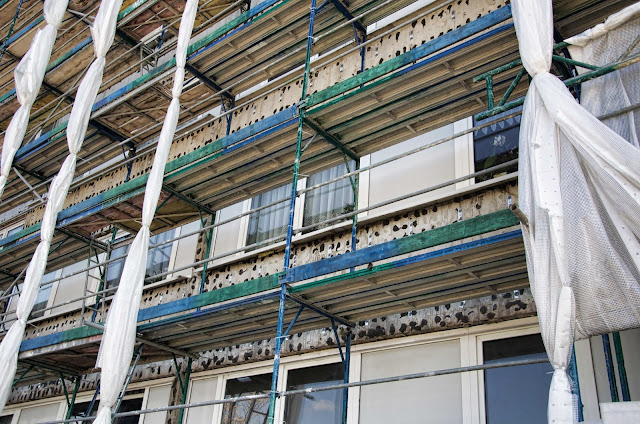 Baustelle Sanierung Anna-Ebermann-Straße / Wartenberger Straße 44, 13053 Berlin, 27.03.2014