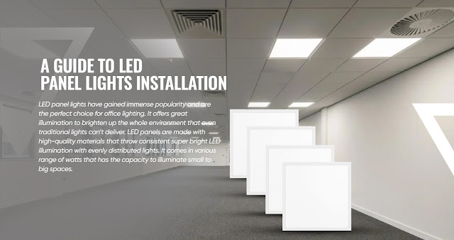 LED Panel Lights Installation