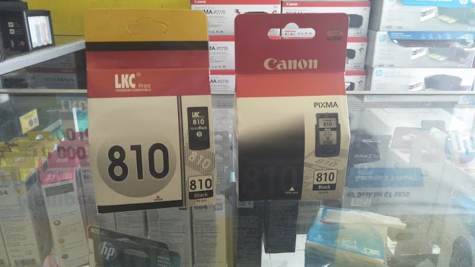 Cartridge Canon Pg 810 Compatibel (Kw/Recycle)Vs 810 Original Mana Yang Ungull