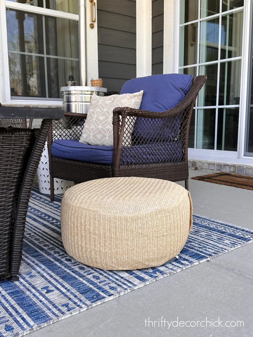 blow up outdoor ottoman