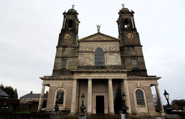 Church of Saint Peter and Paul Athlone.   Baroque building facade.