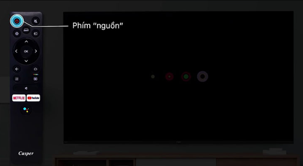 Cách bước dò kênh trên tivi Casper