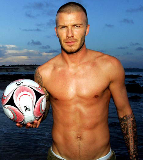 Favorite Celebrity Tattoo Design David Beckham soccer player worldfamous 
