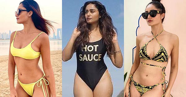 600px x 315px - 60 hot photos of Tridha Choudhury in bikinis and swimsuits - actress from  Aashram web series.