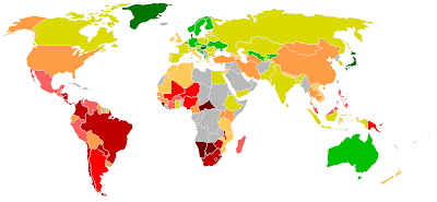 Gini coefficiet map by Mrnett1974 from Wikipedia (public domain)