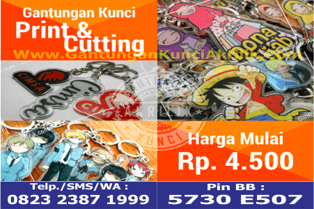 cara membuat gantungan kunci sablon akrilik Kota Wisata untuk hadiah menarik, harga gantungan kunci sablon akrilik printing murah baru, bisa hubungi gantungan kunci sablon akrilik motor untuk souvenir