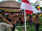 Unik!, Purnawirawan TNI Yon Armed 11/Guntur Geni Kodim 0705/Magelang Gelar Upacara Di Perkebunan