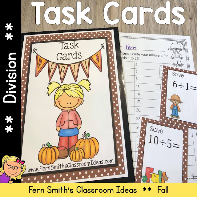 Fall Division Task Cards