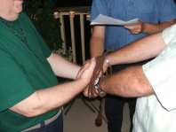 During the handfasting