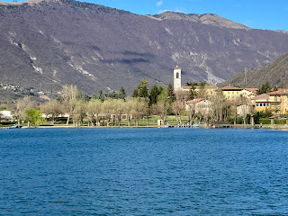 Monasterolo del Castello looks over the southern end of Lago di Endine