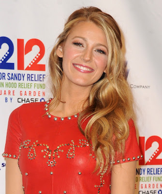 Blake Lively Sexy Leggy Leather Mini Dress in 12-12-12 Concert