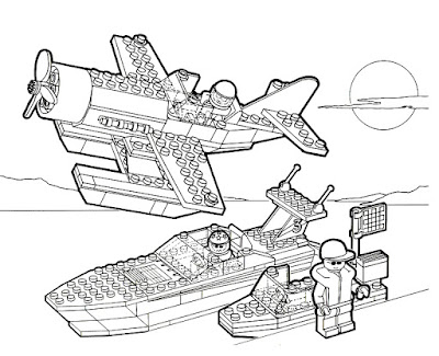 Desenhos da Lego para Colorir e Imprimir