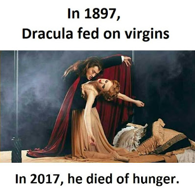 Funny joke about Dracula of Transylvania - Facebook Jokes