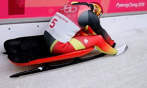 Felix Loch tras su última carrera en el luge de Pyeongchang 2018