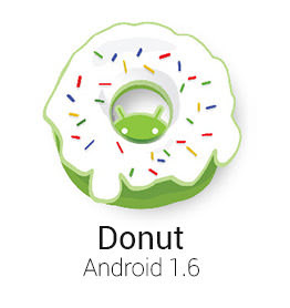 pada september 2009 , Google merilis Android versi 1.6 (Donut)