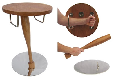Furniture that doubles as a weapon and shield