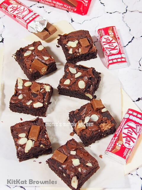  Chewy  Kitkat Brownies  Monic s Simply Kitchen