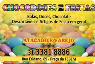 CHOCODOCES E FESTAS