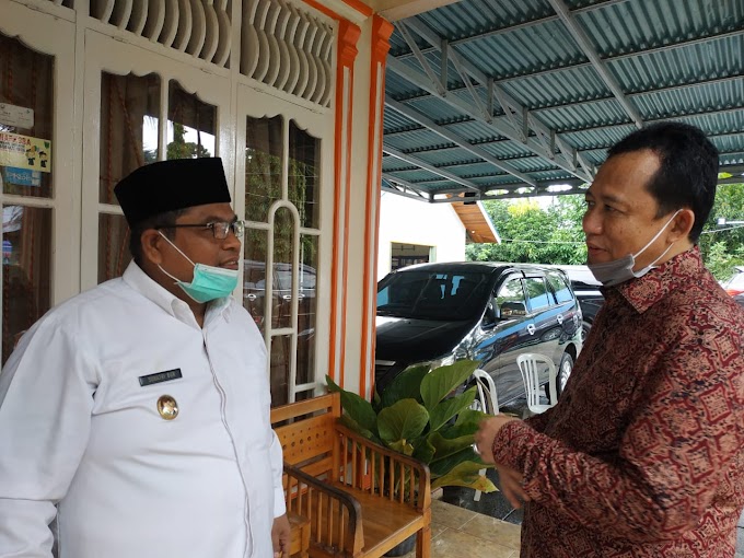 Wakil Bupati Suhatri Bur Terima Kunjungan Silaturahmi Wabup Muaro Jambi Bambang Bayu Suseno, SP