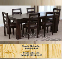 supplier furniture mebel jati jepara jual mebel meja kursi makan jati minimalis indonesia indoor teak furniture jepara