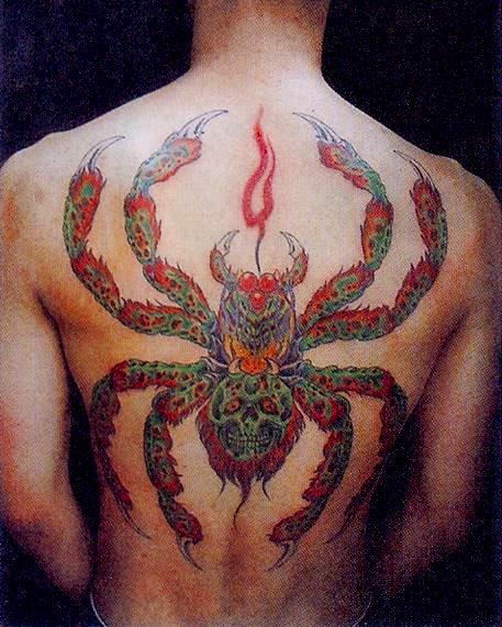 tattoo japan Spider
