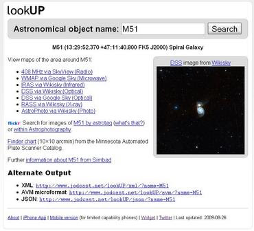 M51 en LookUP