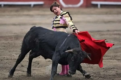 Kid Bullfighter in Mexico Seen On lolpicturegallery.blogspot.com Or www.CoolPictureGallery.com