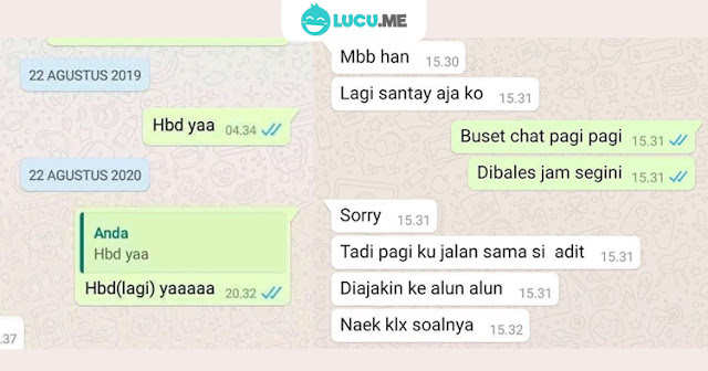 10 Chat Lucu 'Cuma Dicuekin' Ini Ngenesnya Bikin Makjleb