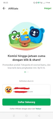 Daftar Affiliate Tokopedia