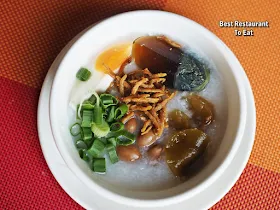 Zest Restaurant Breakfast - Teochew Porridge