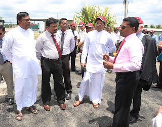 Dharmasiri Dasanayake – the Chief Minister of the North Western Province,  Jayantha Wijerathna, Chief Secretary – NWP,  Sujeewa Senasinghe - State Minister of International Trade and  Sandeeptha Gamalath -Managing Director, Jiffy Products Sri Lanka.