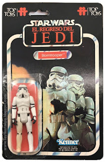 Stormtrooper TOP TOYS card - El Regreso del Jedi - Argentina