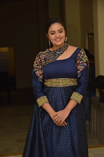 Anchor Sreemukhi Stills At Diksoochi Movie Audio Launch 