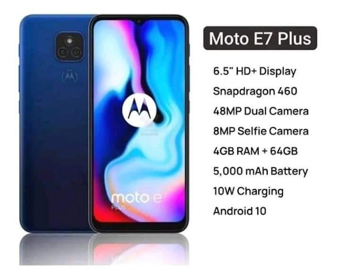  Motorola's new smartphone 'Moto E7 Plus'