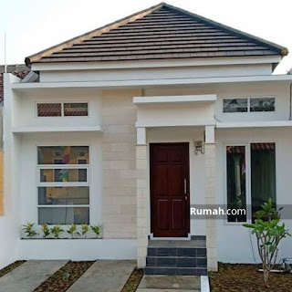 Tampak Depan Desain Rumah 6X12 2 Kamar Tidur 1 Lantai