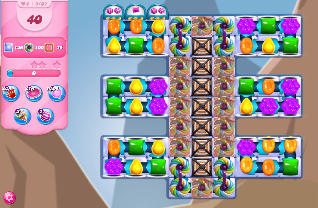 Candy Crush Saga level 9107