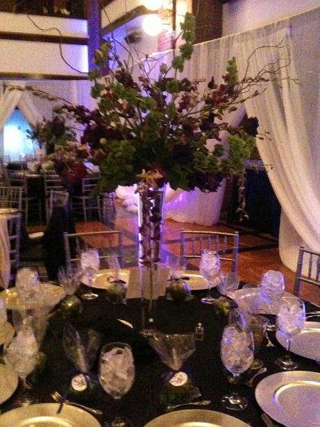 Glass Wedding Centerpieces