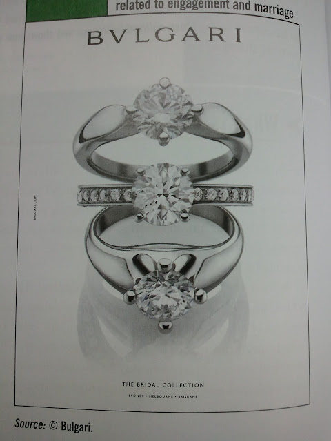Bvlgari Engagement and Wedding Rings Bands Ad