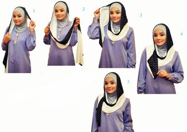 cara memakai hijab masa kini cara memakai hijab masa kini aneka tutorial hijab modern