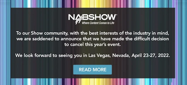 NAB SHOW 2021が中止