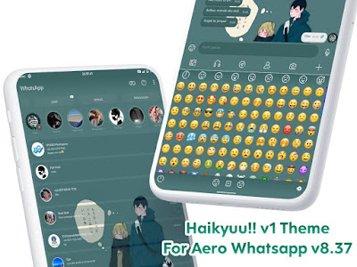 Tema Anime Haikyuu!! Untuk Whatsapp Aero Terbaru Dan Keren