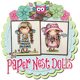 Paper Nest Dolls Digital Stamps