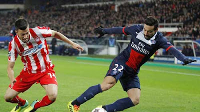 Xem lại đầy đủ trận PSG vs Olympiakos