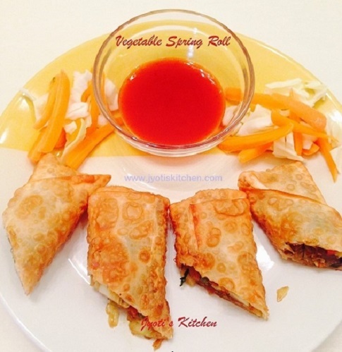 Vegetable Spring Roll Jyoti S Kitchen Simple Easy Cooking