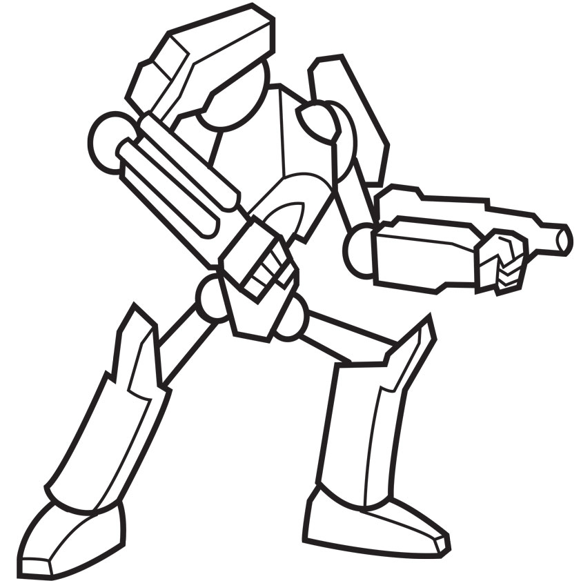 Robot Coloring Pages