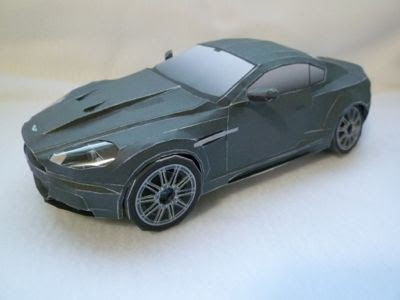 Aston Martin DBS V12 Papercraft