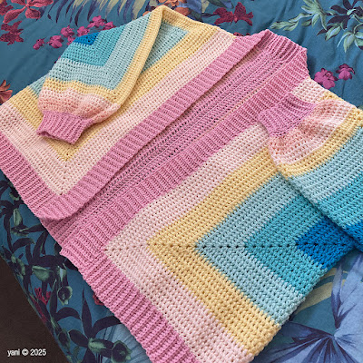 ma's pastel easter basket fever dream cardigan