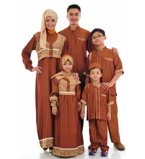 model baju lebaran keluarga